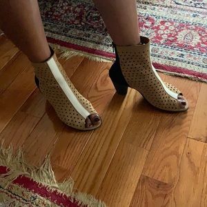 Nubuck, water resistant.